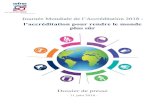 l’accréditation pour rendre le monde plus sûr - COFRAC · Brochure de présentation de la journée mondiale de l’accréditation, par ILAC/IAF . Journée Mondiale de l’Accréditation