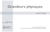 Richard Taillet - Université de Franche-Comtéepiphymaths.univ-fcomte.fr/grandeurs/grandeurs_reduit.pdf · 2016. 5. 2. · Université Savoie Mont Blanc Laboratoire d’Annecy-le-Vieux