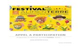 Le festival ALIMENTERRE - APPEL A PARTICIPATION...2019/05/22  · APPEL A PARTICIPATION | FESTIVAL ALIMENTERRE 2019 COMITÉ FRANÇAIS POUR LA SOLIDARITÉ INTERNATIONALE PAGE 6 LE FESTIVAL