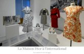 La Maison Dior à l’internationalmusee-dior-granville.com/uploads/Visite virtuelle... · Robe de cocktail en sergé de laine à motif pied-de-poule Foulard attenant en faille de