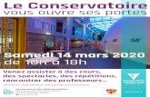 Le Conservatoire vous ouvre ses portes - VALLEESUD.FR · 2020. 3. 11. · 10h à 10h45 Cuivres en fête ! Ensemble de cuivres - C. Pivert Trio de trombones - T. Rousselle 10h45 à