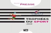 DP Trophées du Sport 2019©es-du... · 2019. 12. 13. · Communiqué de PRESSE Rennes, le jeudi 12 décembre 2019 30e Trophées du Sport La Bretagne célèbre ses athlètes Les 30es