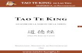 Tao Te King...4 Introduction A voir habité le pays où le Tao a été écrit, où son esprit s’enseigne, où ses préceptes se pratiquent, est la seule excuse que l’on puisse