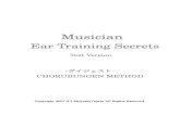 Musician Ear Training Secretseartraining.jp/chrbngn/text/ChrbngnTextDigest.pdf『Musician Ear Training Secrets』を始める前に このプログラムの全体的な内容を説明したいと思います。