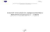 Livret vacances apprenantes Mathématiques - CM1pedagogie-62-medias.ac-lille.fr/mathematiques/VACANCES... · 2020. 4. 9. · PROPOSITION DE CONTENUS POUR MODULE DE SOUTIEN VACANCES