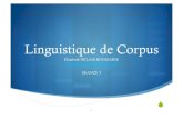 Linguistique de Corpuscoursdelinguistique.free.fr/semestre 1/Linguistique de...Les corpus oraux et les corpus de parole (4) Exemples nombreux : ESTER, ACSYNT, C-ORAL-Rom, etc. 15 L0