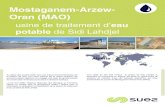 Mostaganem-Arzew- Oran (MAO) · Mostaganem-Arzew-Oran (MAO) Au début des années 2000, face aux enjeux environnementaux de la gestion de l’eau d’un pays marqué par le stress