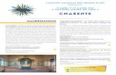 CHARENTE - Métiers d'Art de Nouvelle-Aquitaine · 2018. 12. 3. · CENTRES DE FORMATION BARBEZIEUX-SAINT-HILAIRE - Campus des Métiers de Barbezieux Visite des ateliers et démonstrations.