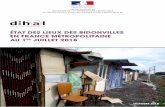 ÉTAT DES LIEUX DES BIDONVILLES EN FRANCE MÉTROPOLITAINE AU ... · Une légère augmentation du nombre des personnes en bidon villes par rapport au précédent recensement de décembre