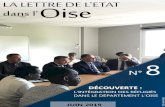 LA LETTRE DE L'ETAT Oise · 4 Lettre de l'État - Juin 2019 En début de matinée, le ministre s’est entretenu avec des maires du département dans la salle André Pommery de Clermont.
