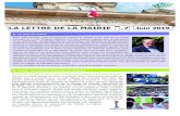 LA LETTRE DE LA MAIRIE Juin 2019 - Witry-lès-Reims...› Coupe du monde féminine de football LA LETTRE DE LA MAIRIE n 7 Juin 2019 › Le mot du maire Le 4 avril dernier, le conseil