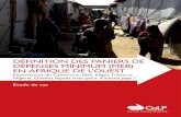 Etude de cas - ReliefWeb...Etude de cas DÉFINITION DES PANIERS DE DÉPENSES MINIMUM (MEB) EN AFRIQUE DE L’OUEST Expériences du Cameroun, Mali, Niger, Tchad et Nigeria. Quelles