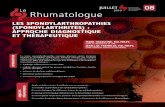 LESSPONDYLARTHROPATHIES (SPONDYLARTHRITES ...rhumatologie.org/client/publications/Le_Rhumatologue_Juillet_2010.… · LESSPONDYLARTHROPATHIES (SPONDYLARTHRITES): APPROCHEDIAGNOSTIQUE