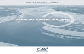 RappoRt FinancieR 2018 - Crédit Agricole · 2021. 1. 14. · cours crédits (vs 1 058 M€ en 2017). Par ail-leurs, 450 M€ de crédits ont été remboursé par anticipation en
