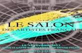 LE SALON · 2017. 1. 24. · Un projet monumental d’Aleksandar Jankovic sur le parvis du Grand Palais Focus sur les médaillés d’honneur LES ARTISTES EXPOSÉS Une sélection
