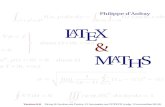 LATEX...diagrammes), {siunitx} (pour coder les unités) et enﬁn {relsize} pour la gestion ﬁne de la taille des caractères et des symboles en mode mathé-matique. Tout ce qui suit
