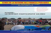 ECHOS DE LA REFORME DES FINANCES PUBLIQUEScoref.cd/wp-content/uploads/2019/06/COREF_MAGAZINE-ECHOS...Lancement des travaux de la revue du PSRF (p.5) 6 Dossier : le budget participatif