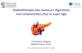 Radiothérapie des tumeurs digestives non colorectales chez ......Traitement des cancers du pancréas réséquables Traitement standard = CHIRURGIE •Médiane de survie : 12 à 20