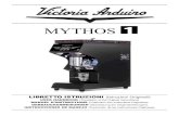 MYTHOS - VA Machineryvamachinery.com/downloads/mythos-manual.pdf · 2020. 7. 22. · MYTHOS V. in any case at temperaturesoutside the -5°C to +40°C range. • The user must respect