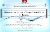 Ressources en eaux Transfrontaliأ¨res en Tunisie ... GAFSA SFAX SIDI BOUZID KASSERINE KAIROUAN MAHDIA