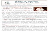 Bulletin de la Paroisse - Notre-Dame-du-Libandev.notredameduliban.org/wp-content/uploads/2017/... · Charbel MEHANNA er mars à 18h 40ème Marroun TARABAY FAKHRY 8 mars à 11h 40ème