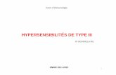 HYPERSENSIBILITÉS DE TYPE IIIuniv.ency-education.com/.../1/...hypersensibilite3.pdf · Les réactions d’hypersensibilité ont été réparties en quatre catégories par Gell et