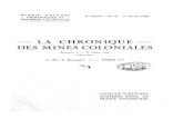 LA CHRONIQUE .DES MINES COLONIALESbnm.bnrm.ma:86/ClientBin/images/book462092/doc.pdfLA DES N 10 - r·· Janvier 1933 CHRONIQUE MINES COLONIAI4ES BUREAU D'ÉTUDES GÉOLOGIQUES _ ET