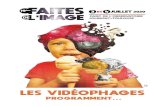 LES VIDÉOPHAGESlesvideophages.free.fr/2020/PresentationProjetsFDLI2020.pdf · 2020. 4. 9. · CINÉ - CONCERTS Le duo Bocage propose un ciné-concert sur des films d’animation