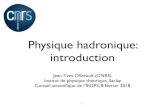 Physique hadronique: introductionold.in2p3.fr/actions/conseils_scientifiques/media/2018_fevrier/Presentations/1...Avertissement • L’exposé qui va suivre essaie d’introduire