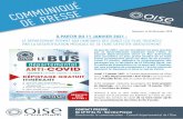 OMMUNIQUÉ DE PRESSE · 2020. 12. 30. · le canton de Grandvilliers et, le mercredi 13 janvier, sur une vingtaine de communes à l’est du canton de Nanteuil-le-Haudouin et dans