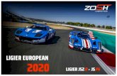 LIGIER EUROPEAN 2020 - De Fournoux · 2020. 5. 27. · LIGIER EUROPEAN SERIES LIGIER JS2R - JSP4 O̾ganisée pa̾ les é̽uipes de l’Eu̾opean Le Mans Se̾ies, la Ligie̾ Eu̾opean