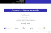 Organisation du programme objetperso.ens-lyon.fr/paul.feautrier/3target.pdf · 2019. 3. 14. · Contraintes Organisation g´en´erale Structure du code Techniques d’expansion du