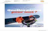 TOURISME Sports d Iver en vue pour moi...2019/10/03  · TOURISME Sports d ' Iver en vue pour moi Les réservations pour les sports d ' hiver sont lancées. Quelle station pour quelle