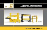 Presses hydrauliques - · PDF file 2016. 12. 6. · Presses hydrauliques d’atelier de 100 et 200 tonnes Dimensions Des Presses (en mm) Blocs V* Pour faciliter le positionnement de