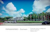 PARAMARIBO - Surinam MULO-LATOUR Édition 2017 · 2017. 5. 16. · jhhjhj hjjh Sous la direction de Mlle Vorshtefeld. La situation économique et politique Depuis des années, il