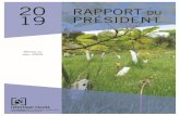 Rapport du président 2012 · 2020. 10. 8. · sevi de levie à des pojets d’aménagement d’habitats fauni ues. Dans un premier temps, j’aimeais emecie les membres du conseil