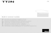 TT2N - bein2asys.com · herein and conserve this document for future consultation. • This manual contains important safety instructions for instal-lation. Incorrect installation