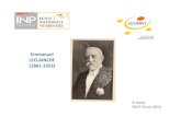 Emmanuel LECLAINCHE (1861-1953 )physiologie.envt.fr/wp-content/uploads/2007/04/...Emmanuel Leclainche, Inspecteur général des Ecoles vétérinaires en 1923 «le chef incontesté
