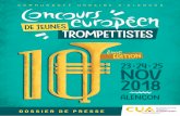 COMMUNAUTÉ URBAINE D’ALENÇON...2e prix : une trompette Néo-Baroque en Ré, dotée des diapasons moderne (440Hz) et baroque (415Hz) offerte par Laurent Renaud LR-FRRH. Et aussi