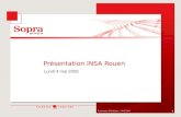 Présentation INSA Rouen - Pulrulczyk · 2018. 1. 14. · Présentation INSA Rouen – 04/05/2009 2 Définition « Chef de Projet » Fonction globale Finance : tenue du compte d’exploitation,