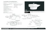 Hygienic Sink 4610AFV Spec Sheet 2017 FR - CONTRAC...¨ 4610AFV Monotrou avec siphon cache REMARQUE : CSA Z8000 requiert une hauteur d'installation d'évier de 34 po. 330mm (13 po)