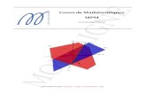 Cours de mathématiques MPSImpsi.tuxfamily.org/fichiers/Cours-2019-20.pdf · Cours de Mathématiques MPSI Lycée Montaigne 2019-20 D P1 y P2 x z ... DE MORGAN Augustus (1806 – 1871)