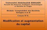 Université Abdelmalek ESSAADI196.200.154.210/fsjest/cours/Jbari/S4-CSA-Modification et... · 2020. 3. 24. · Université Abdelmalek ESSAADI Faculté des Sciences Juridiques, Economiques