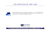 TUNINVEST SICAR - BNA CAPITAUX · 2012. 5. 3. · Tuninvest - Sicar . Rapports du Commissaire aux comptes sur les états financiers de l’exercice clos le 31 décembre 2011. Un audit