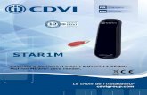 STAR1M - cdvi.com · Nous, CDVI, déclarons que le STAR1M est conforme à la directive 2014/53/UE. La déclaration complète est téléchargeable sur le site . Bande de fréquence