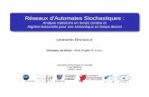 Réseaux d’Automates Stochastiques - LIS_LAB · 2013. 1. 21. · Réseaux d’automate Stochastique Disponibilité ponctuelle Détection de la stationnarité Comparaison de méthodes