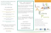 Brochure du LAEP maj janvier 2020 - Provence Verdon...Salle de la Verrière (parking du château, près de l'école primaire) Mercredi 14h-17h 1er du mois St Martin Salle des fêtes