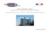 RECUEIL DES ACTES ADMINISTRATIFS - Alpes-Maritimes · RECUEIL DES ACTES ADMINISTRATIFS Recueil spécial 07.2020 – édition du 10/01/2020 IMPRIMERIE PRÉFECTURE ISSN 0753 - 0552