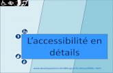 t-durable.gouv.fr/- L’aessiilité en Accessibilite-cdom83.fr/pdfs/accessibilit en images.pdf · les ERP . barre d’appui Sanitaires Poignées de portes porte des sanitaires 0,90m