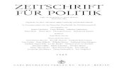 ZEITSCHRIFT FÜR POLITIK - COnnecting REpositoriesKrippendorf, Ekkehart: Internationale Politik. Geschichte und Theorie (R. Ridinger) ... 102 Langewiesche, Dieter: Liberalismus in